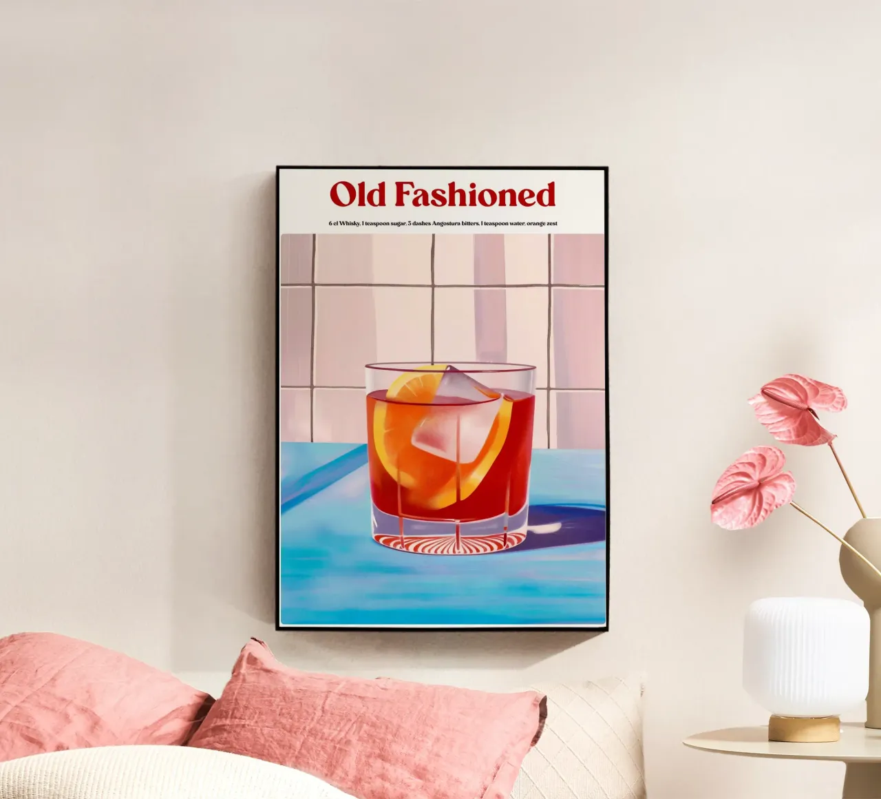 Boho Poster Club 1 Old Fashioned plexiglass da Boho Print Collection