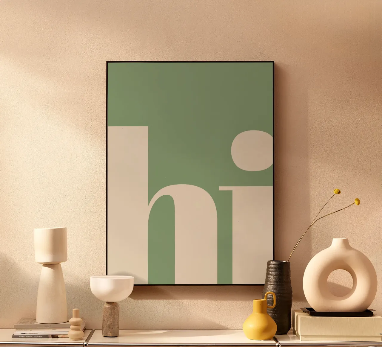 Hi - salbeigrün Acryl-Glas von NoordalLiving