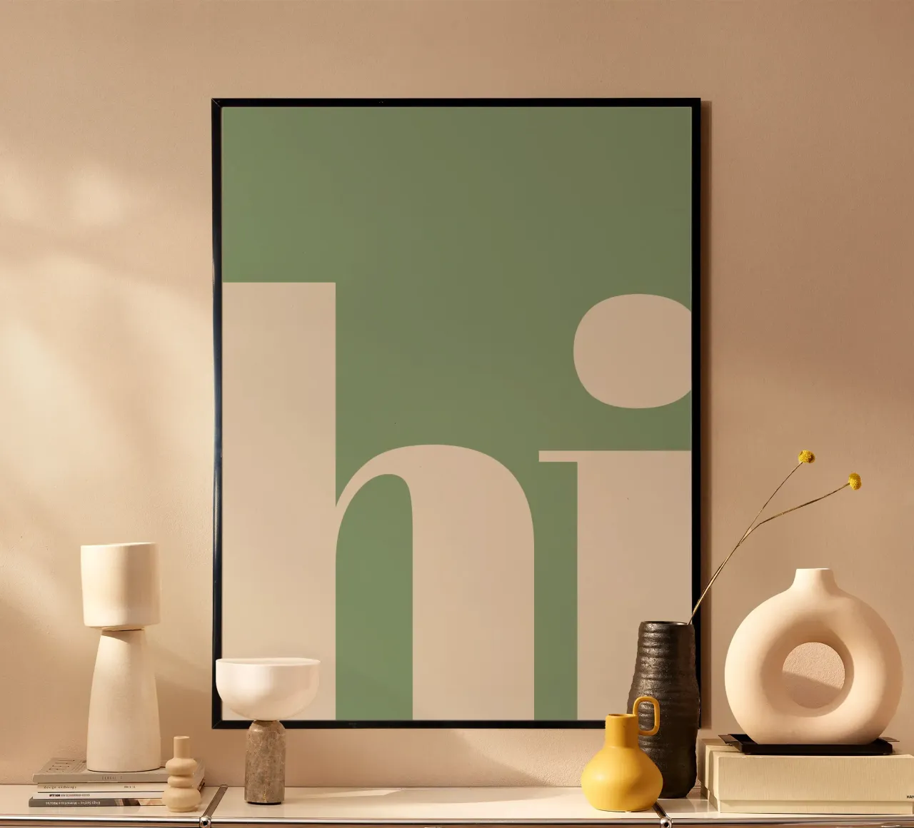Ciao - verde salvia poster da NoordalLiving