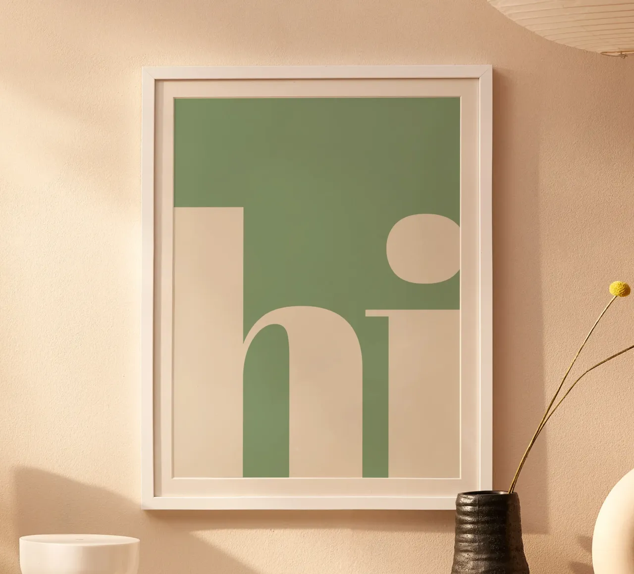 Ciao - verde salvia poster da NoordalLiving