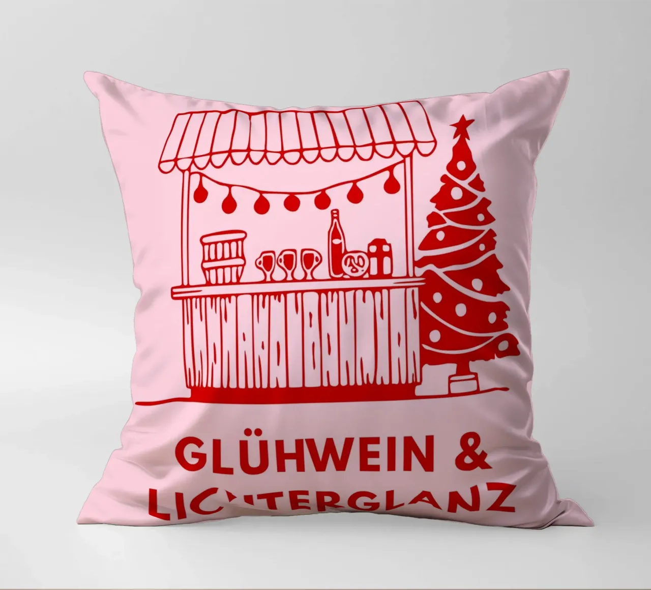 Glühwein & Lichterglanz cuscino da DigiWunderwerk
