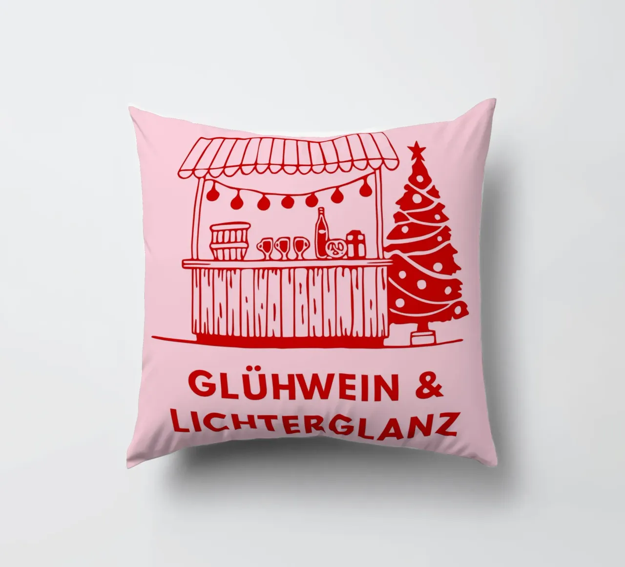 Glühwein & Lichterglanz cuscino da DigiWunderwerk