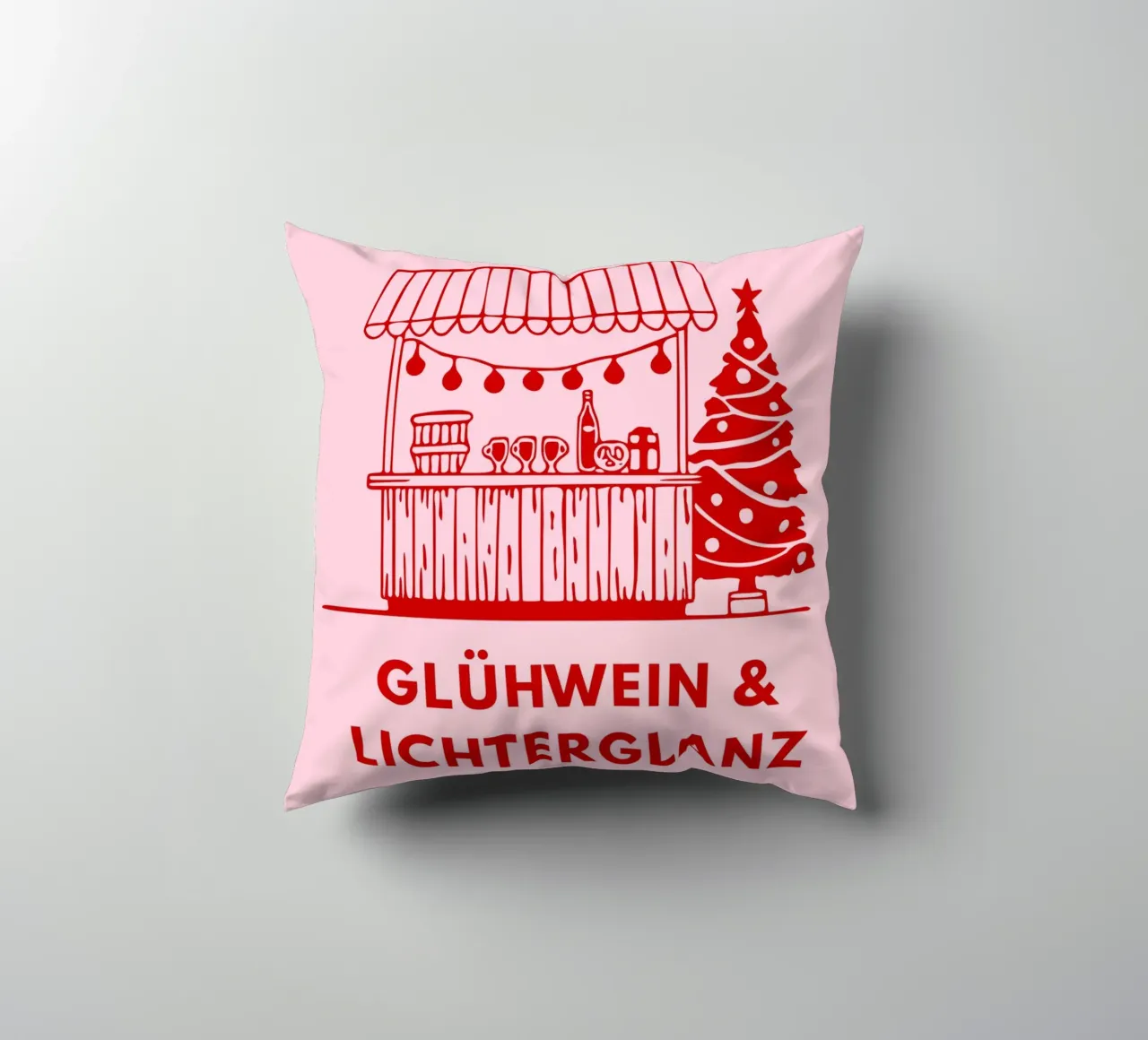 Glühwein & Lichterglanz cuscino da DigiWunderwerk