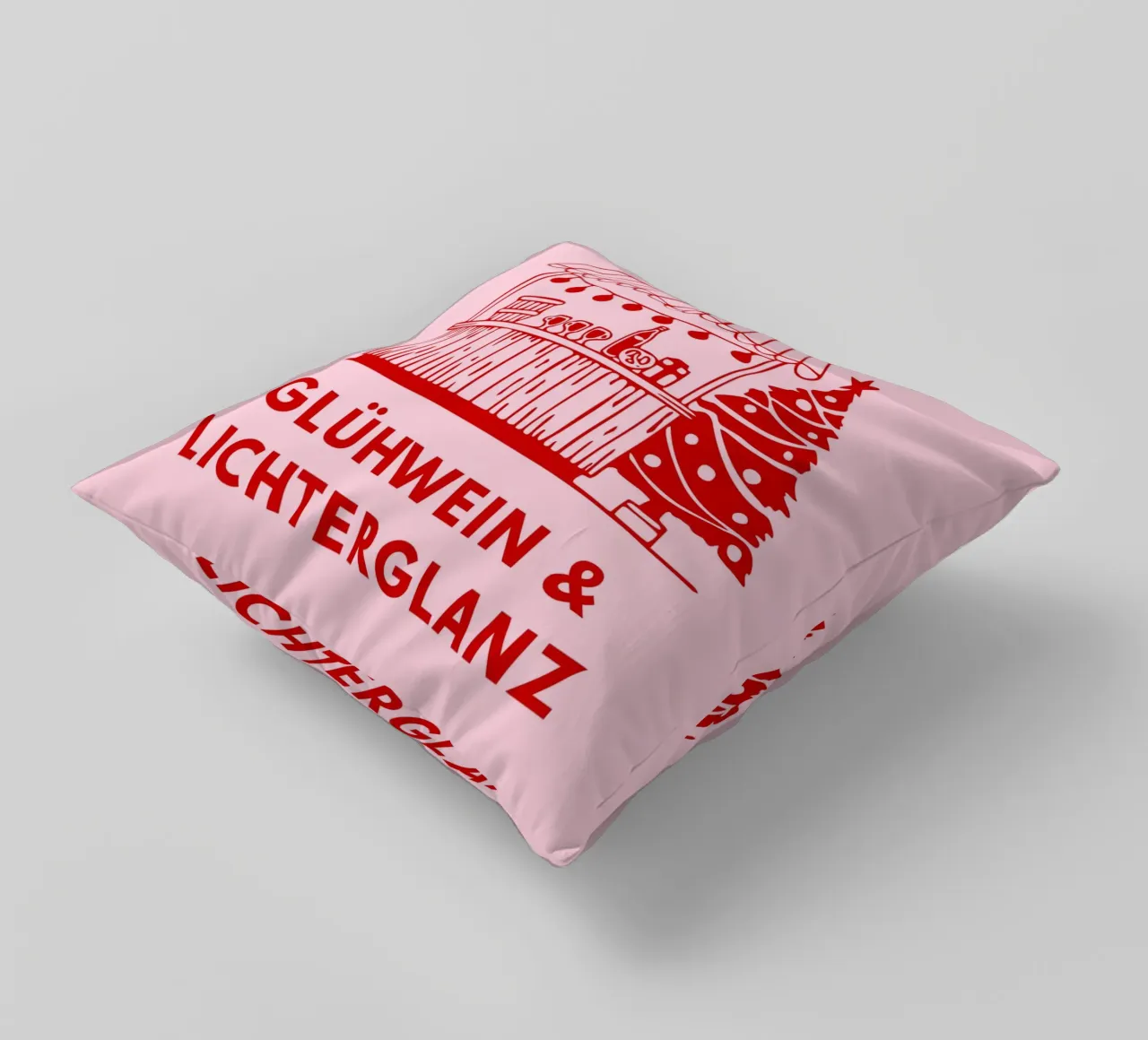 Glühwein & Lichterglanz cuscino da DigiWunderwerk