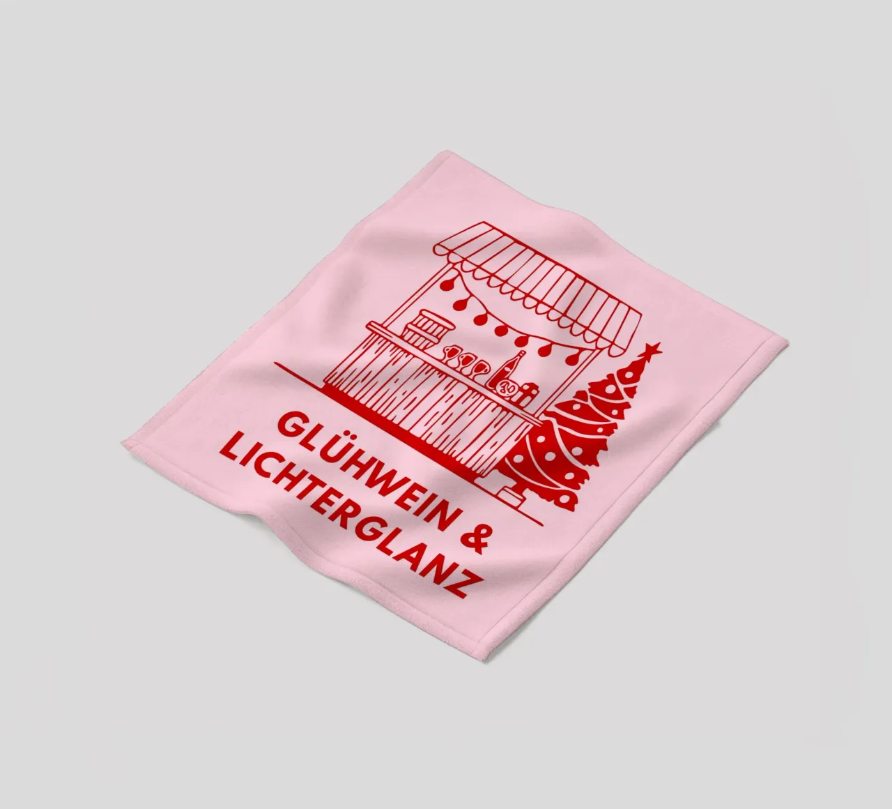 Glühwein & Lichterglanz coperta in pile da DigiWunderwerk