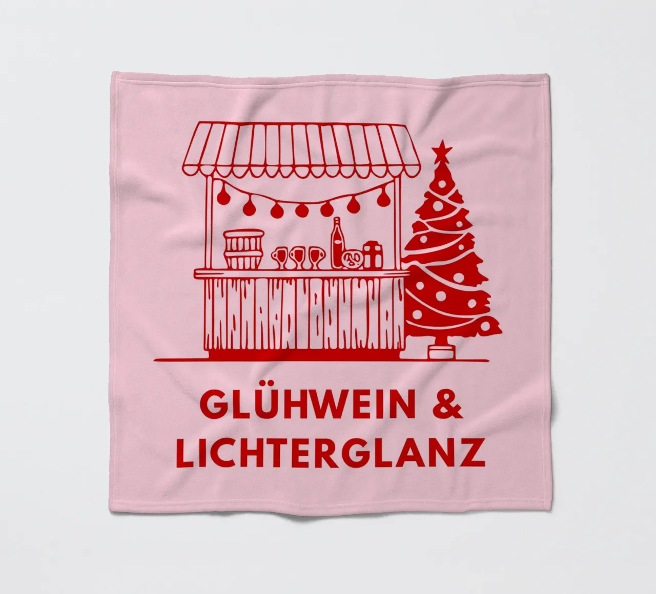 Glühwein & Lichterglanz coperta in pile da DigiWunderwerk
