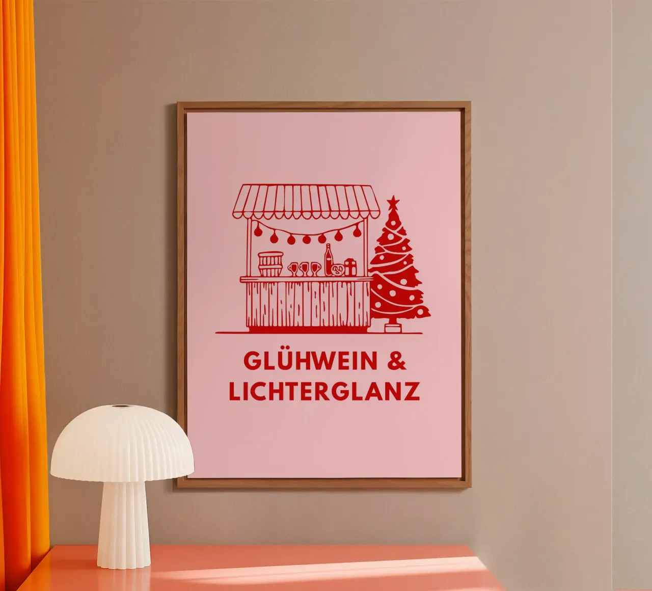 Glühwein & Lichterglanz aluminio dibond de DigiWunderwerk