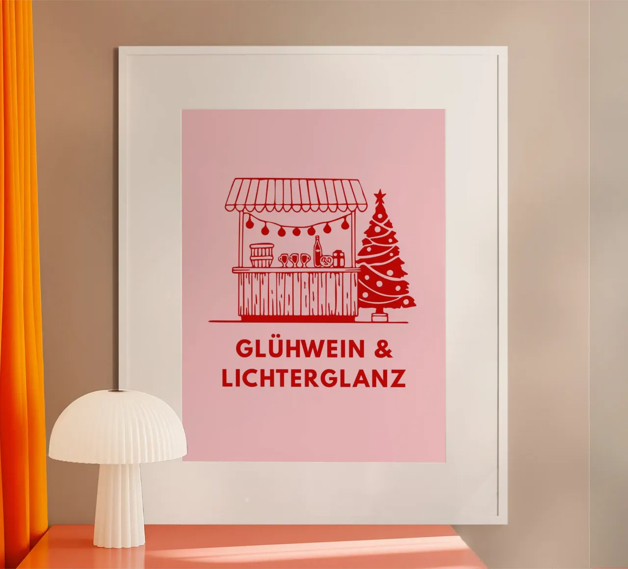 Glühwein & Lichterglanz poster da DigiWunderwerk