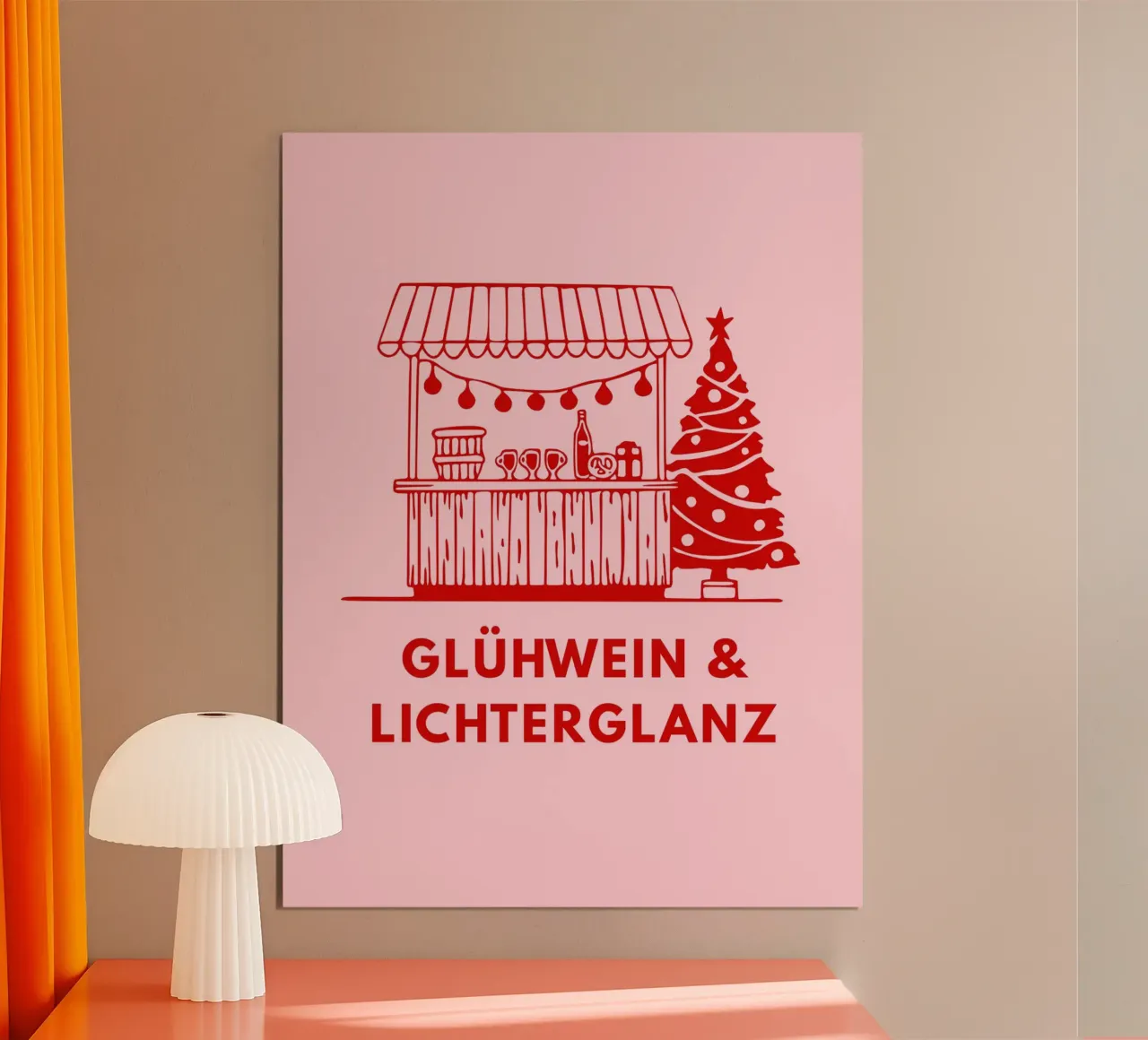 Glühwein & Lichterglanz poster da DigiWunderwerk