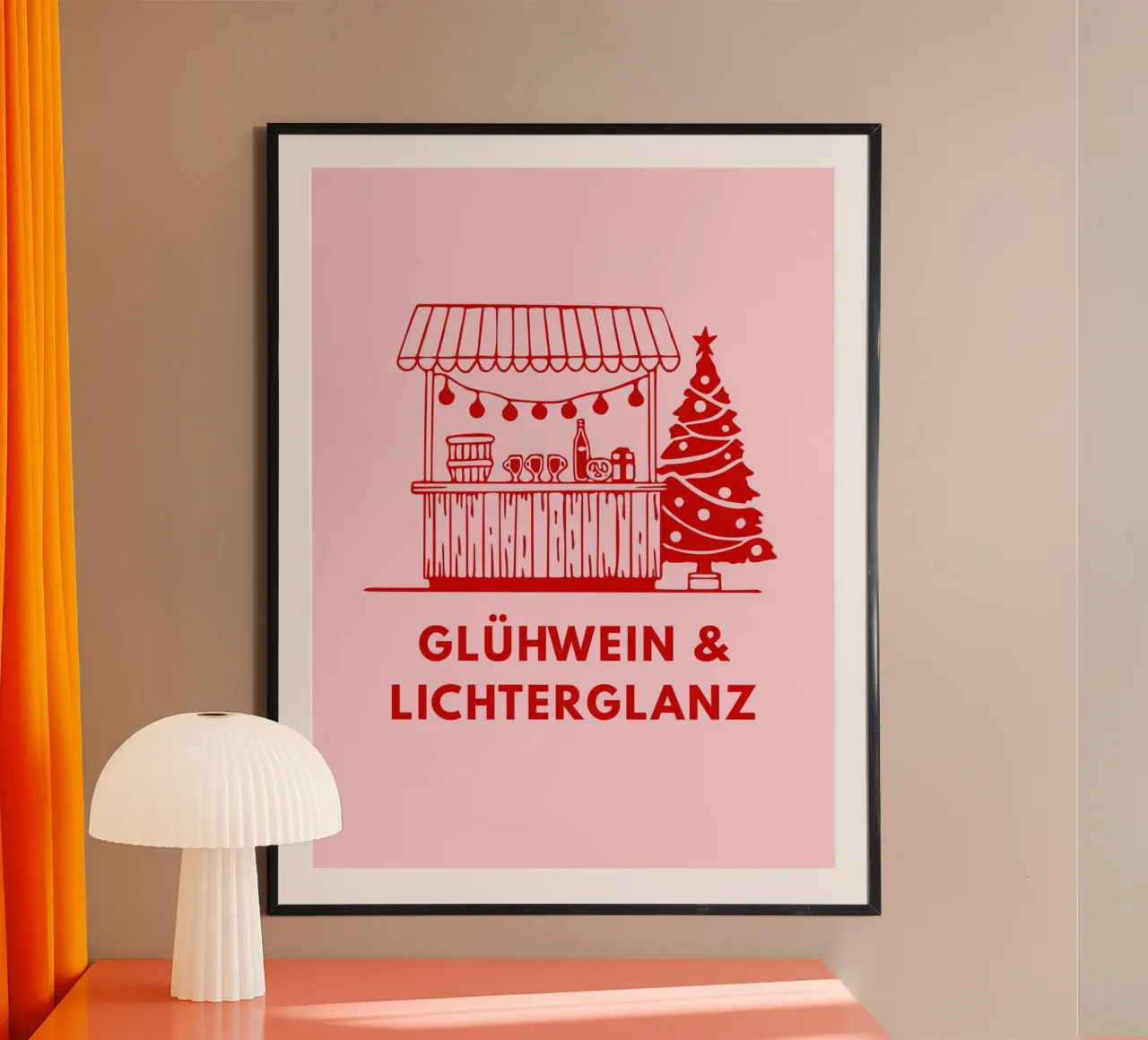 Glühwein & Lichterglanz poster da DigiWunderwerk