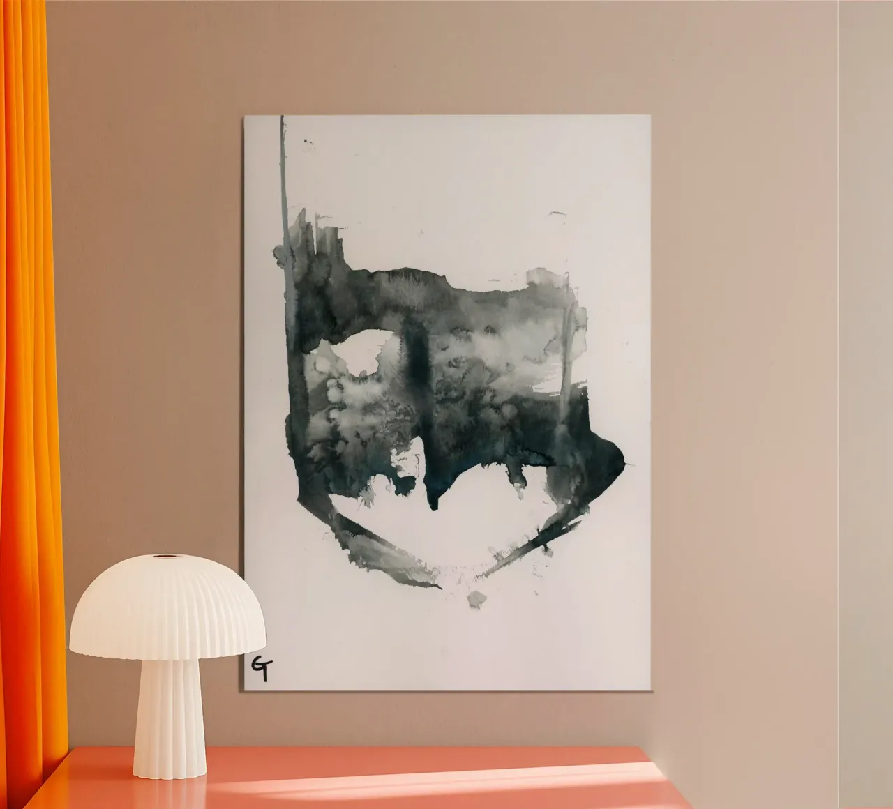 In the night poster con telaio in plastica da gtobonart