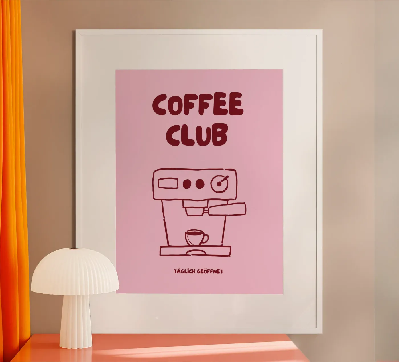Coffee Club poster by HummelBär