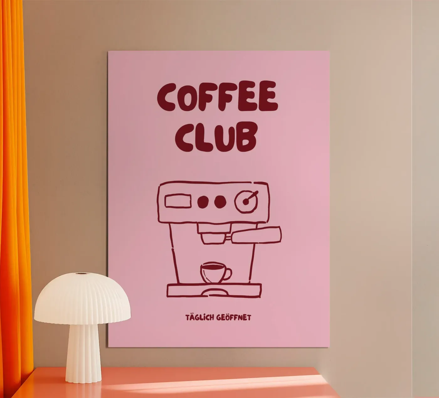 Coffee Club poster by HummelBär