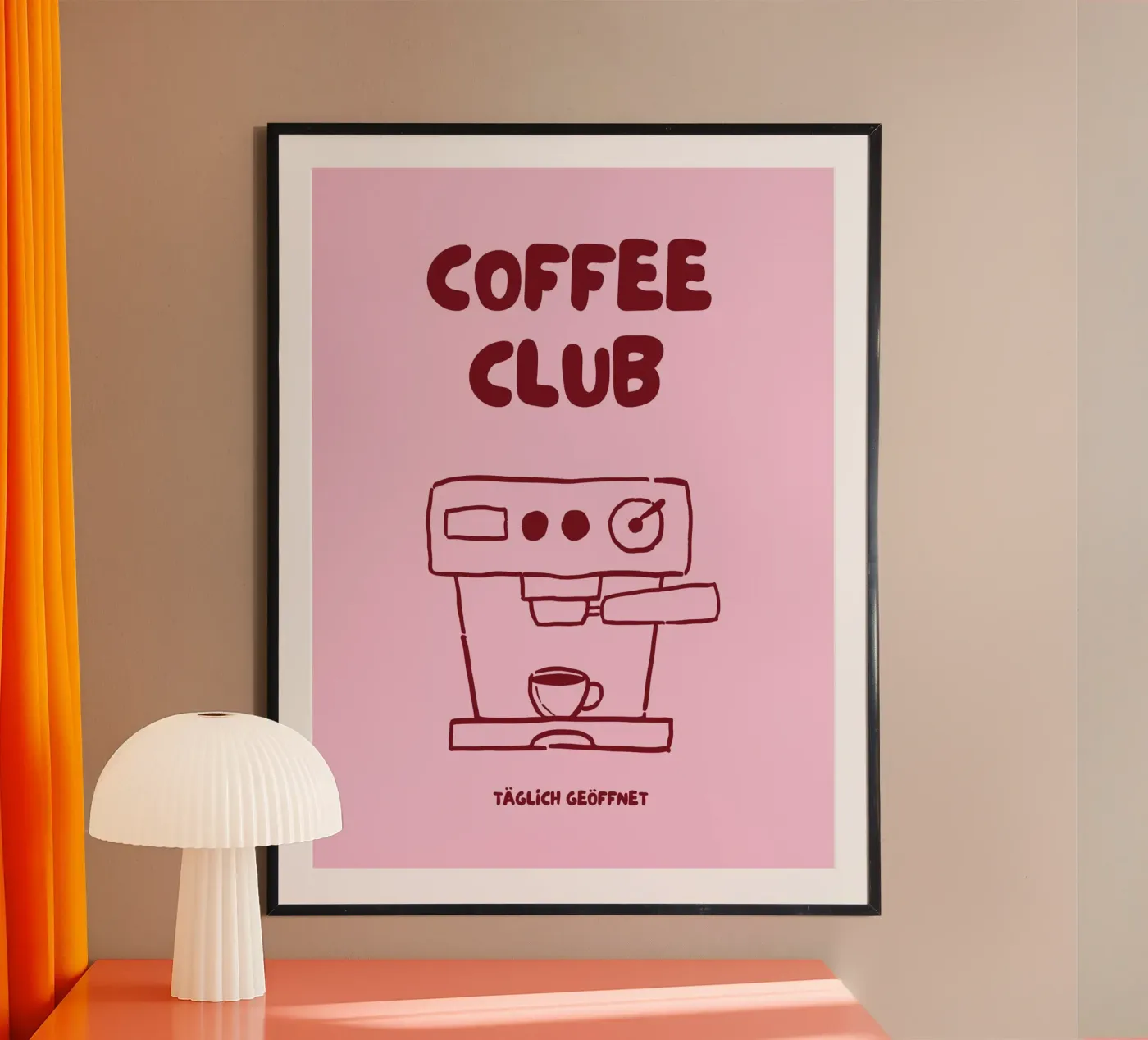 Coffee Club poster by HummelBär