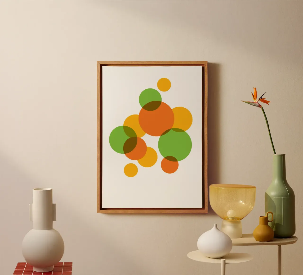 Retro Candy Vibes canvas by BOHOvisual