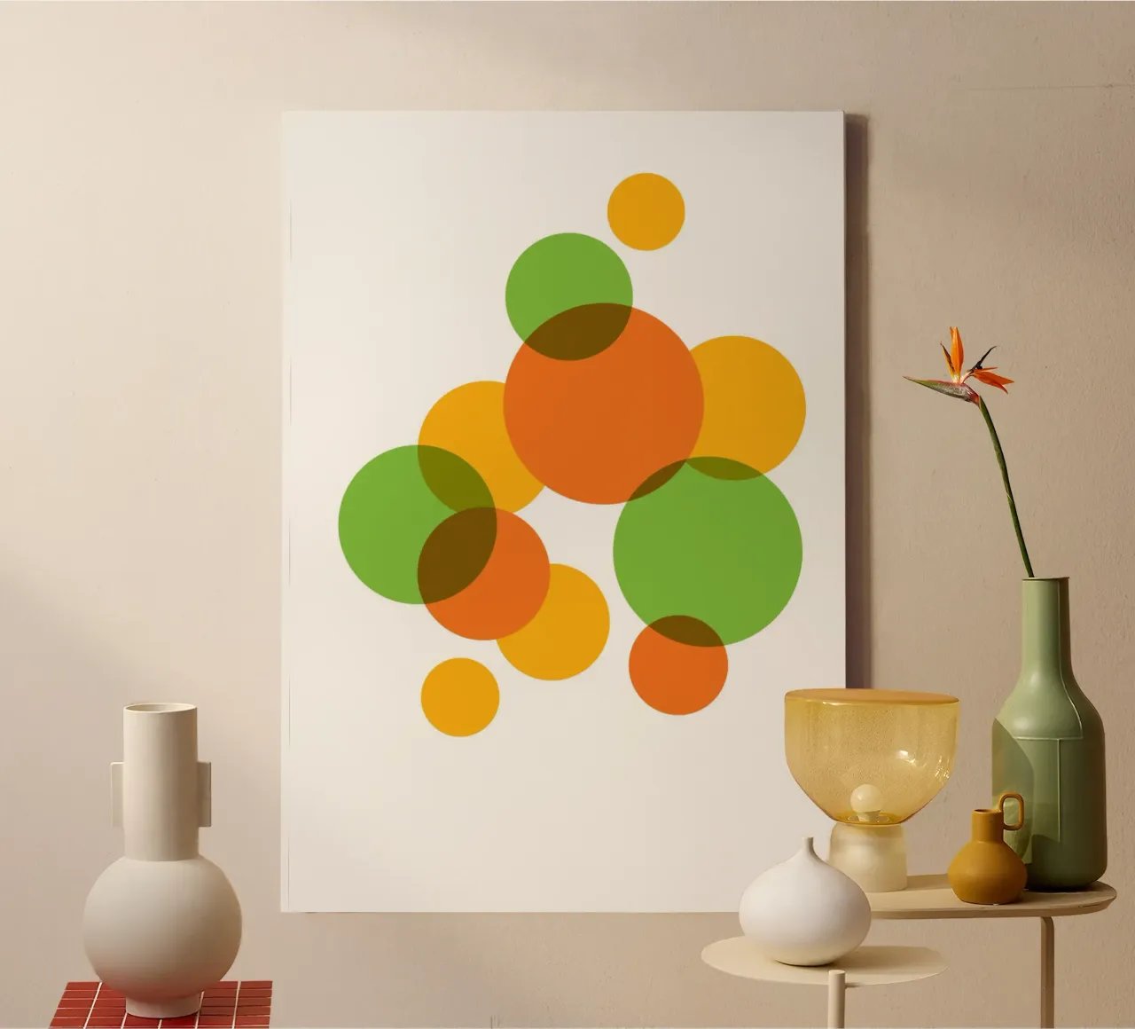 Retro Candy Vibes canvas by BOHOvisual
