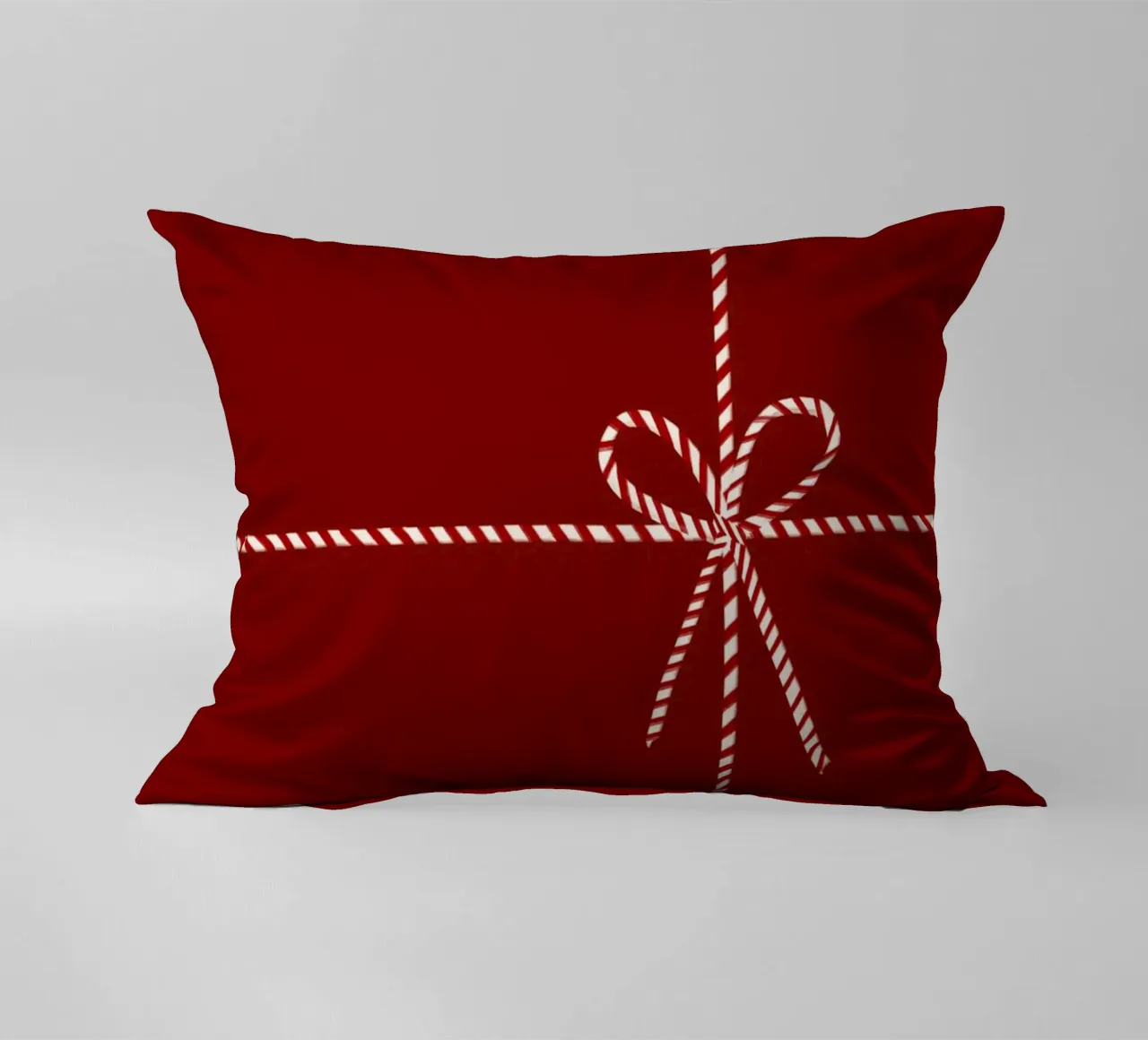 Geschenk Rot mit Schleife cuscino da Sophie Augustin Illustration