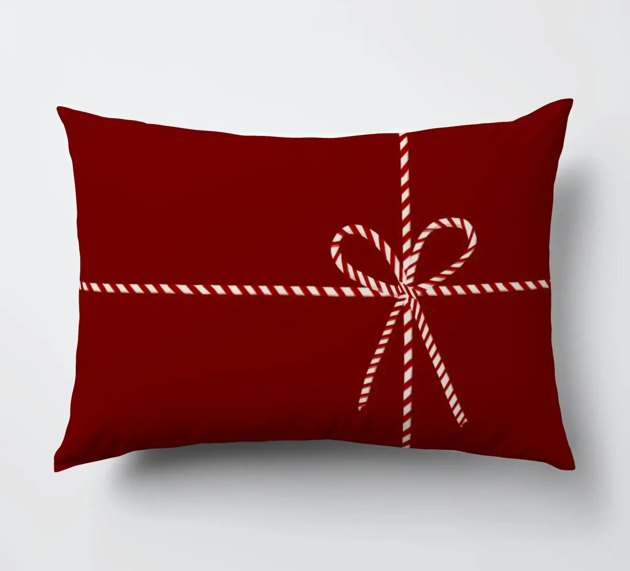 Geschenk Rot mit Schleife cuscino da Sophie Augustin Illustration