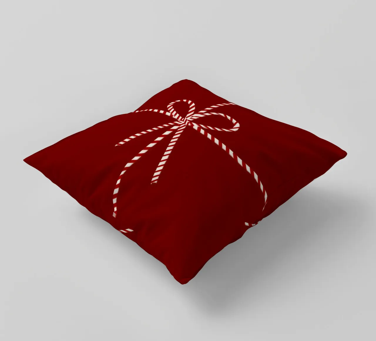 Geschenk Rot mit Schleife cuscino da Sophie Augustin Illustration
