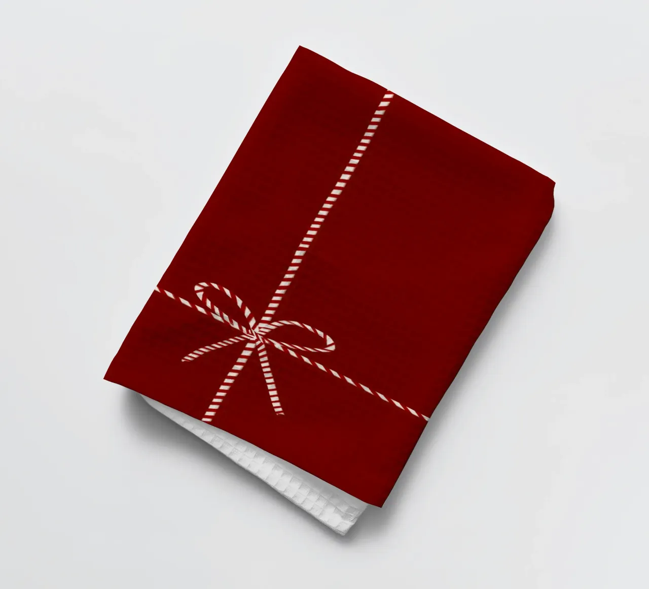 Geschenk Rot mit Schleife canovaccio da cucina da Sophie Augustin Illustration