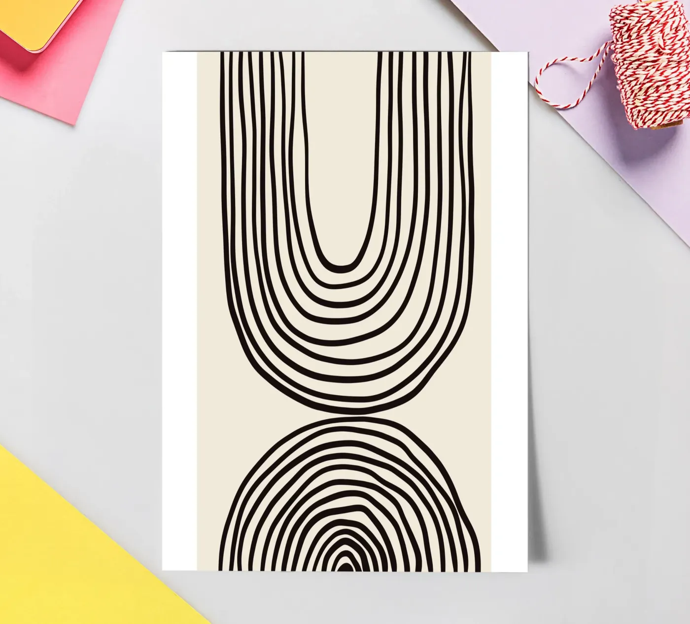 Abstract Lines sticker sheet by Shapes and Flowers