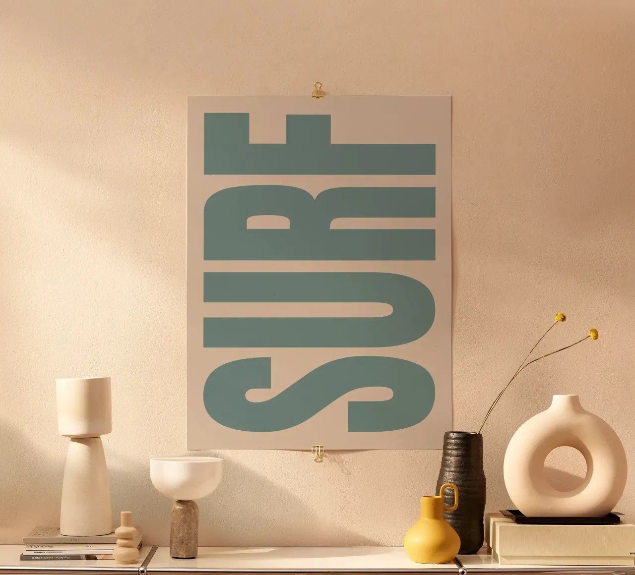 Surf poster van NoordalLiving