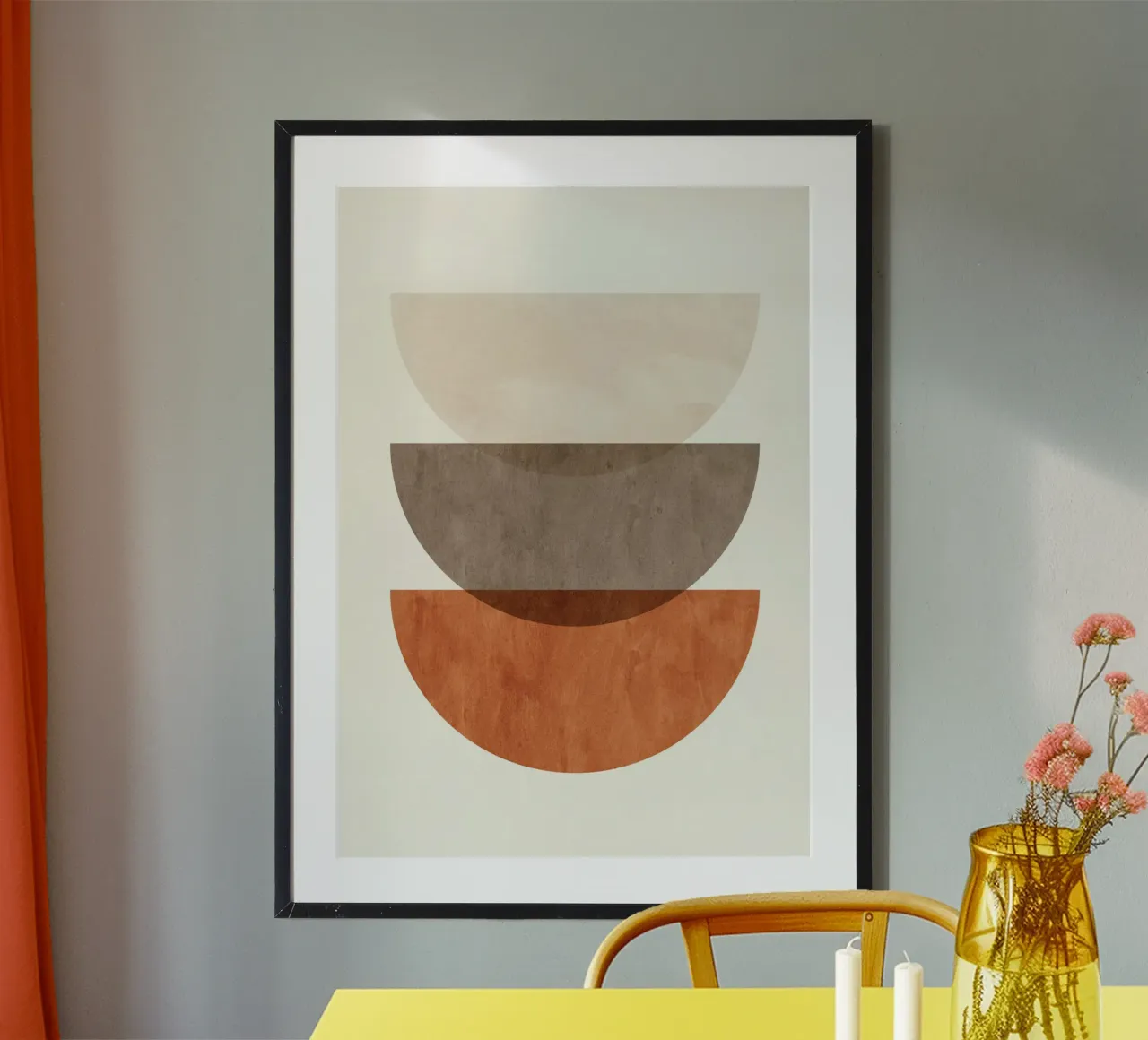 Astratto 56 poster da Shapes and Flowers