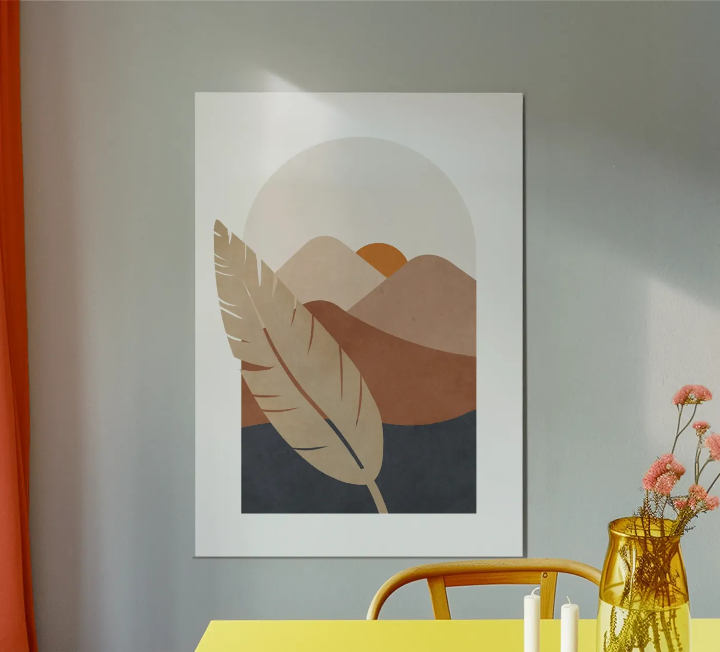 Abstract 45 poster by Shapes and