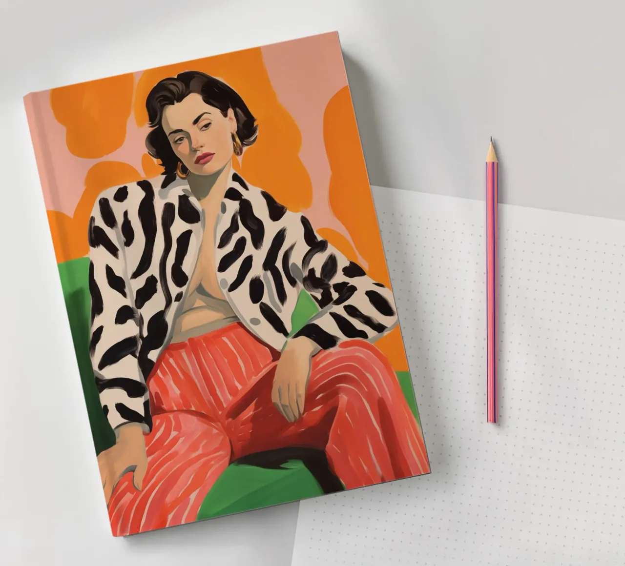 Boho Poster Club 6 Femmes 1 notebook by Boho Print Collection