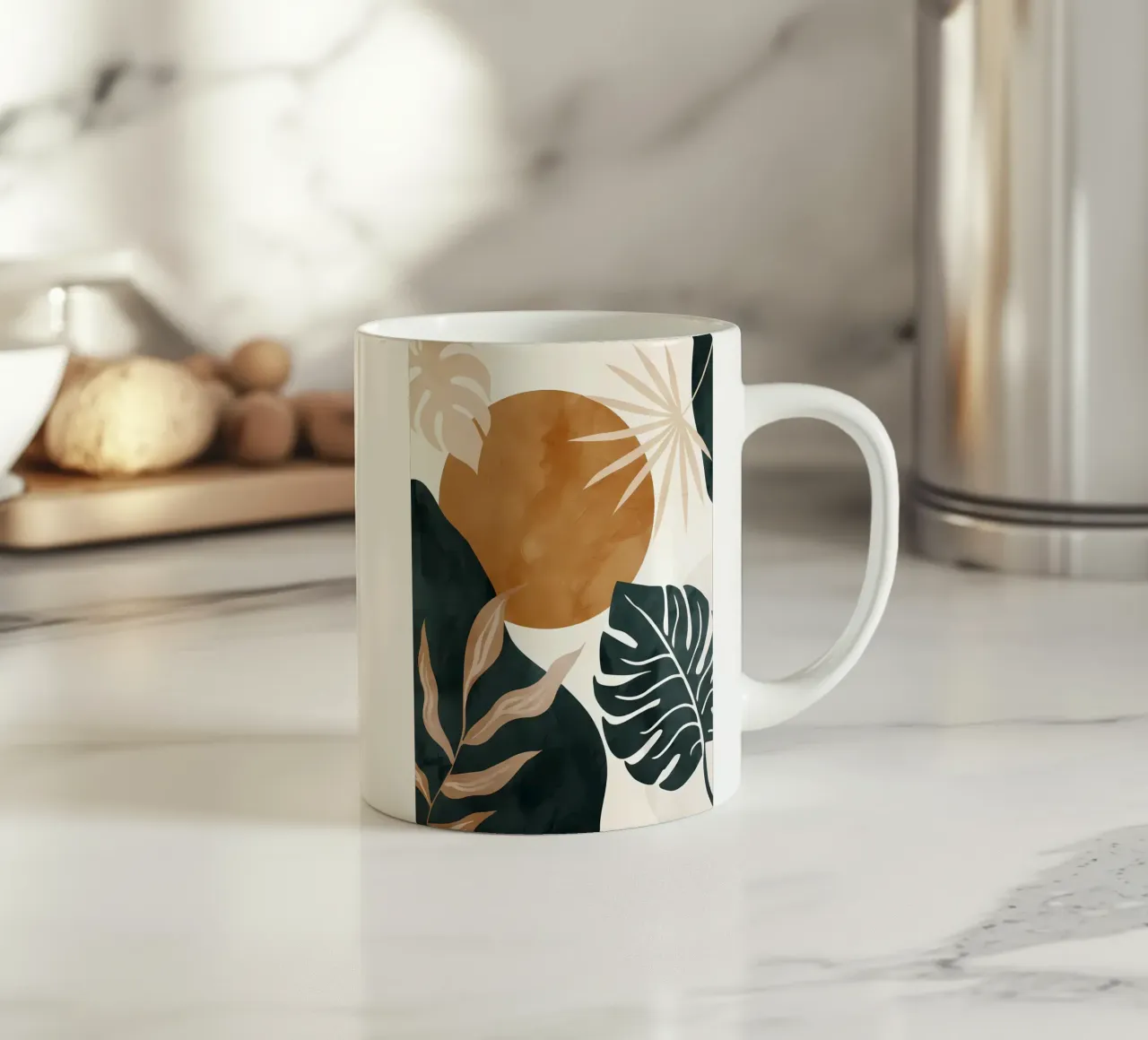 BOTANICA TROPICALE tazza in ceramica da Locquinn Fuller