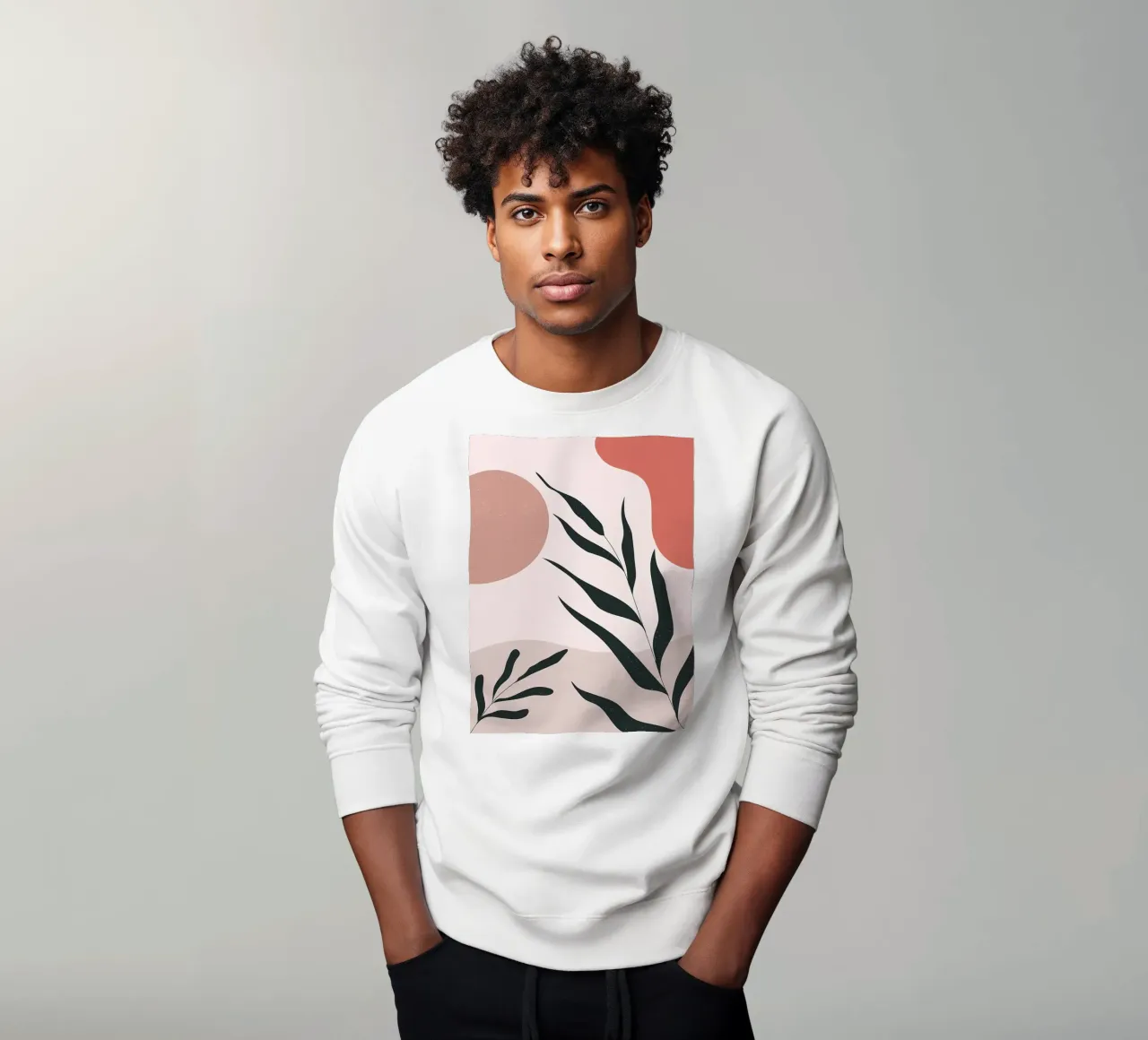 Abstrait Minimal Boho Art sweat de Locquinn Fuller