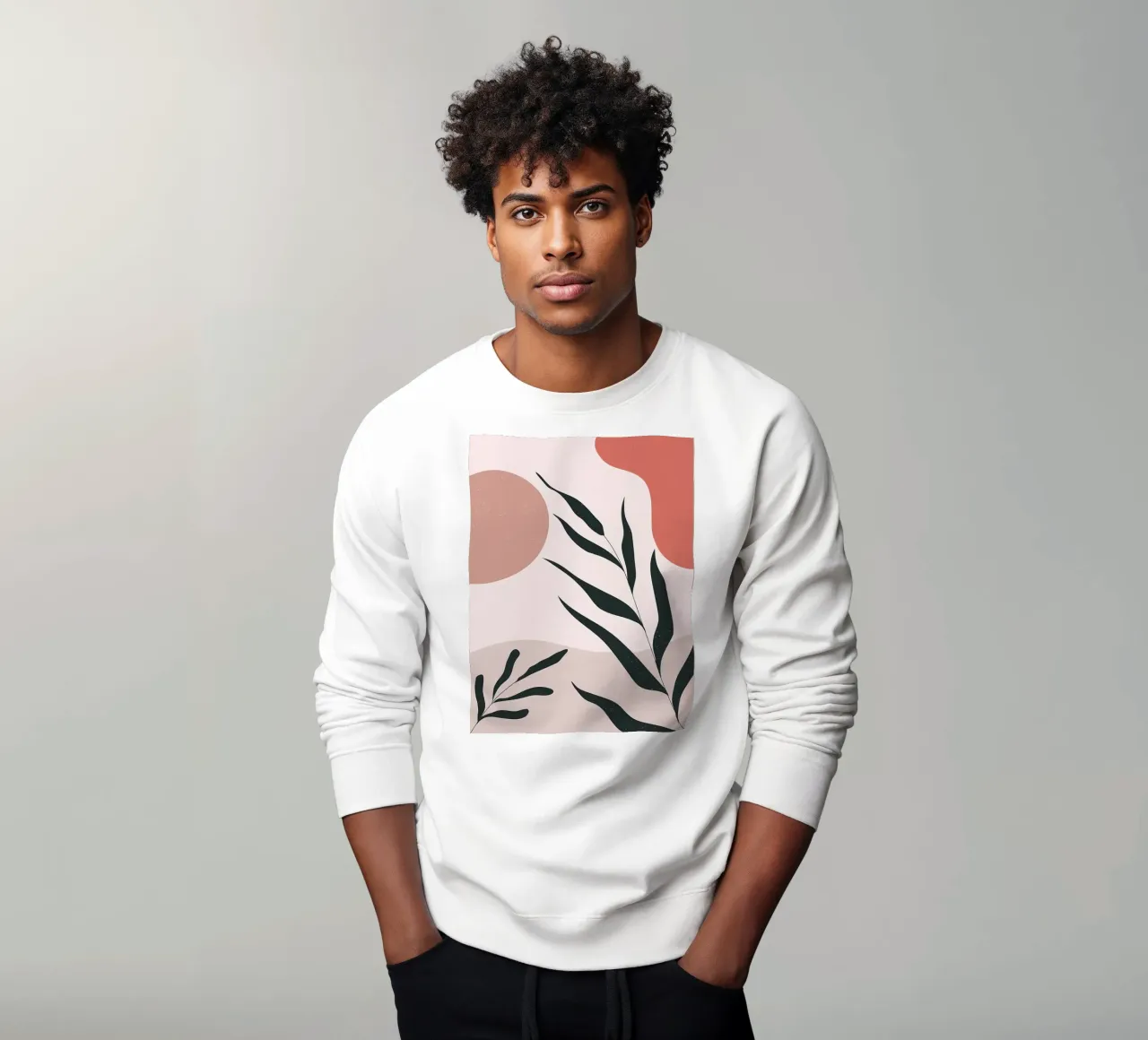 Arte Boho Abstracto y Minimalista sudadera de Locquinn Fuller