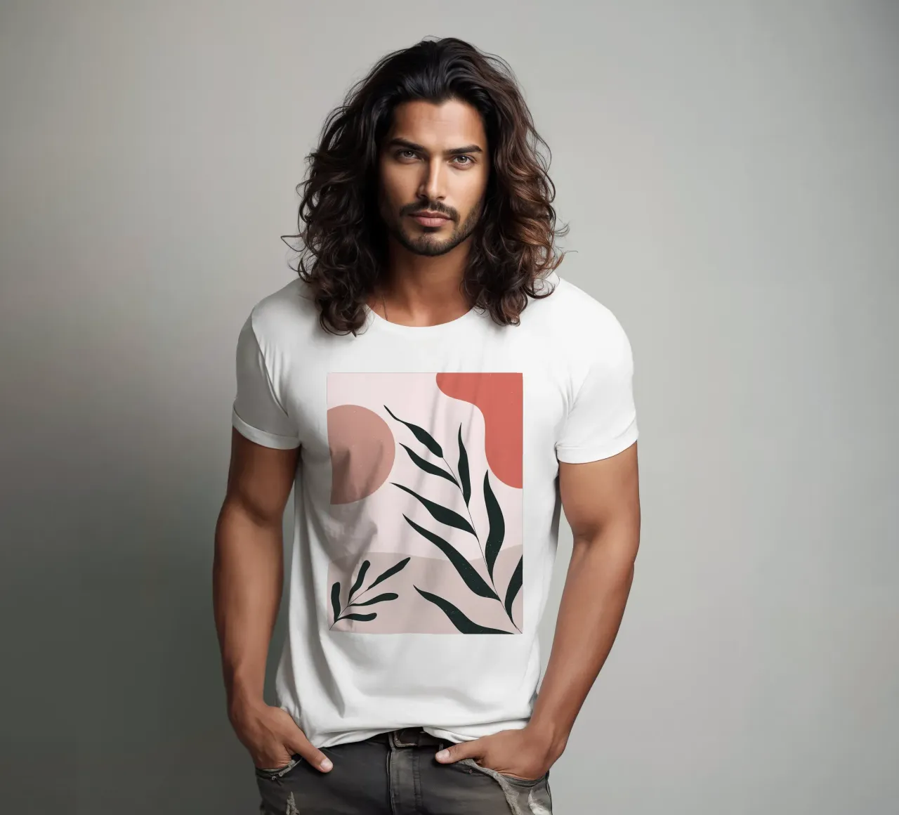 Arte astratta minimalista bohémien t-shirt da Locquinn Fuller