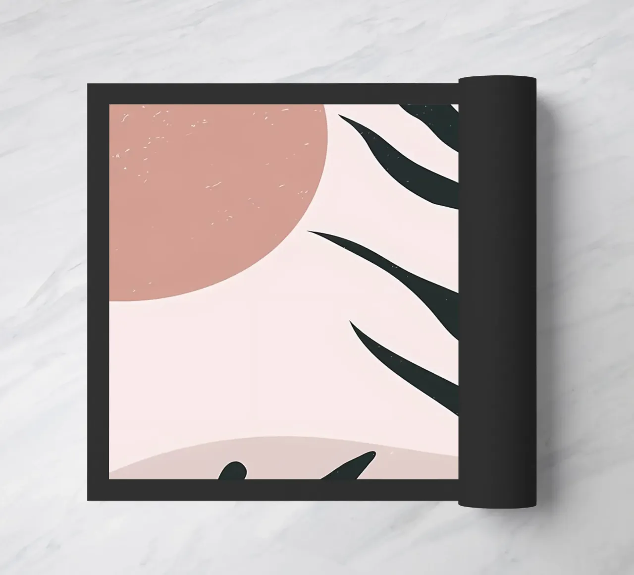 Abstract Minimal Boho Art doormat by Locquinn Fuller