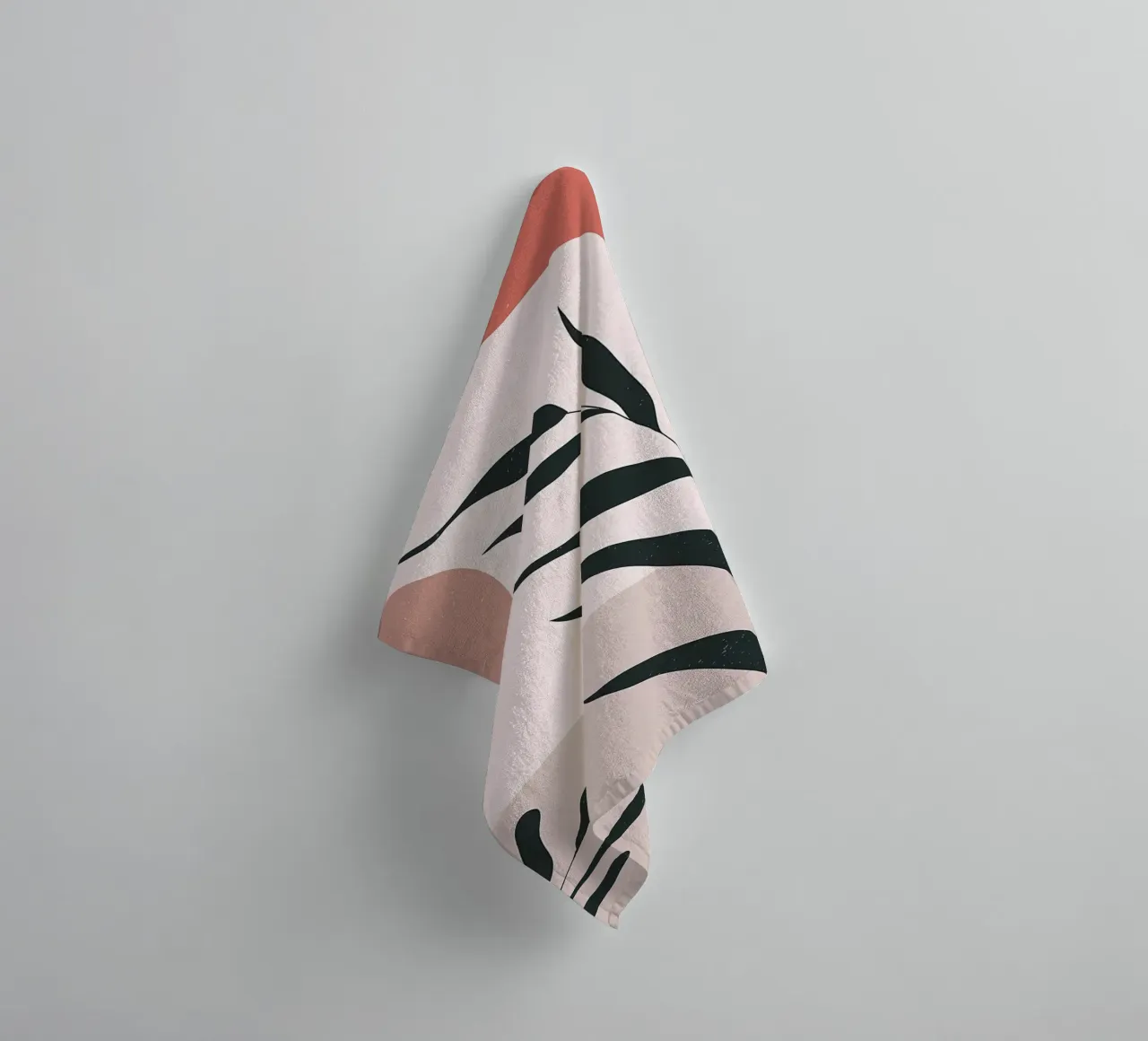Abstrakte Minimal Boho Kunst Handtuch von Locquinn Fuller