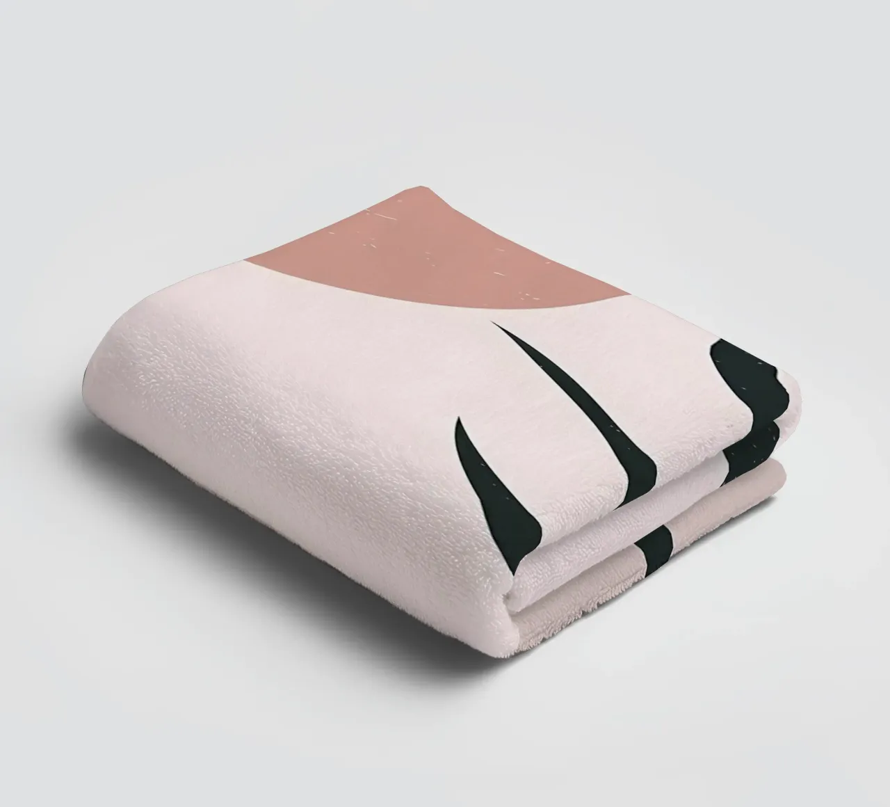 Abstrakte Minimal Boho Kunst Handtuch von Locquinn Fuller
