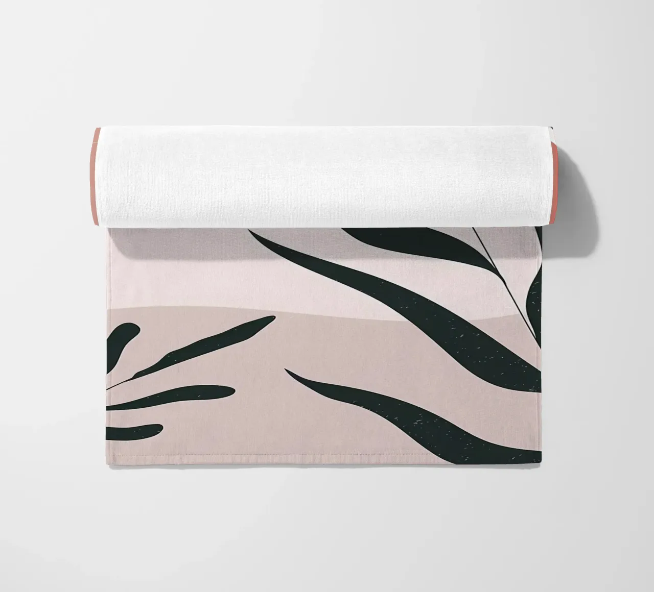 Abstracte Minimal Boho Kunst strandhanddoek van Locquinn Fuller
