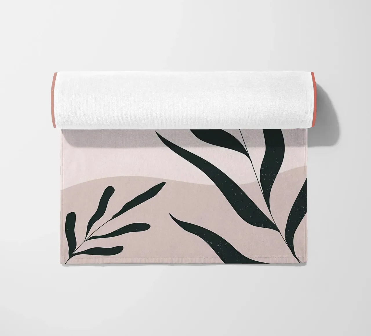 Abstracte Minimal Boho Kunst strandhanddoek van Locquinn Fuller