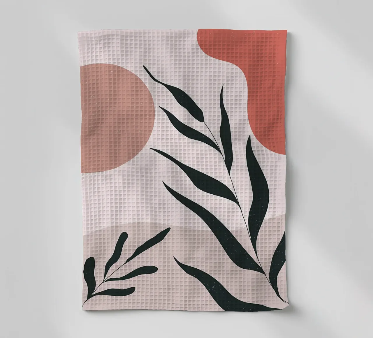 Abstrakte Minimal Boho Kunst Geschirrtuch von Locquinn Fuller