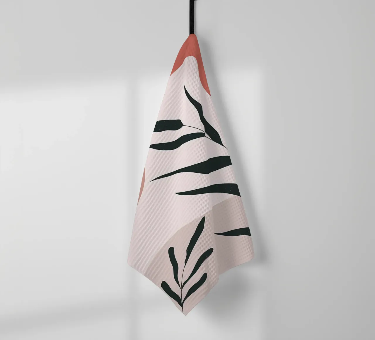 Abstrakte Minimal Boho Kunst Geschirrtuch von Locquinn Fuller