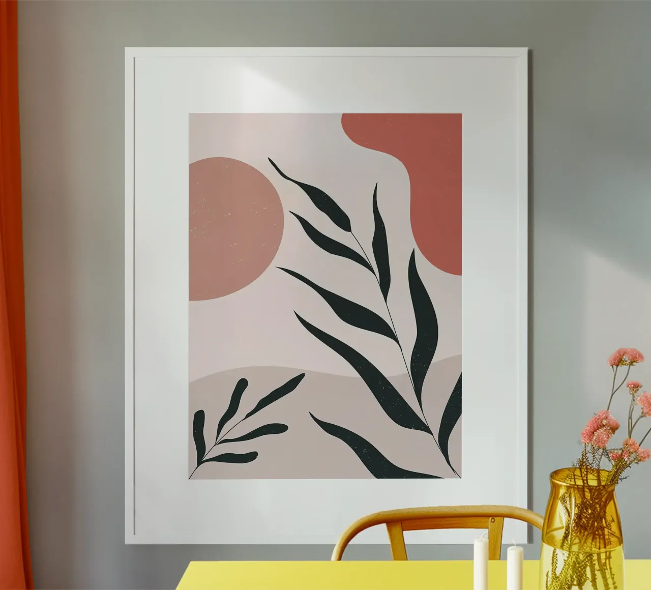 Abstrakte Minimal Boho Kunst Hahnemühle von Locquinn Fuller