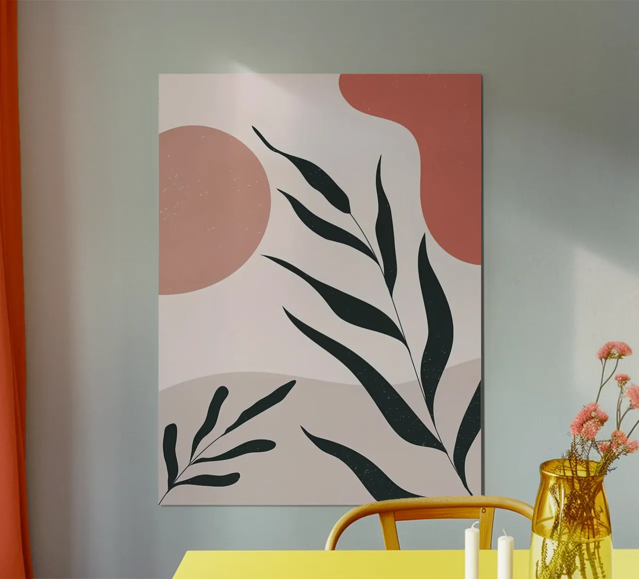 Abstrakte Minimal Boho Kunst Hahnemühle von Locquinn Fuller