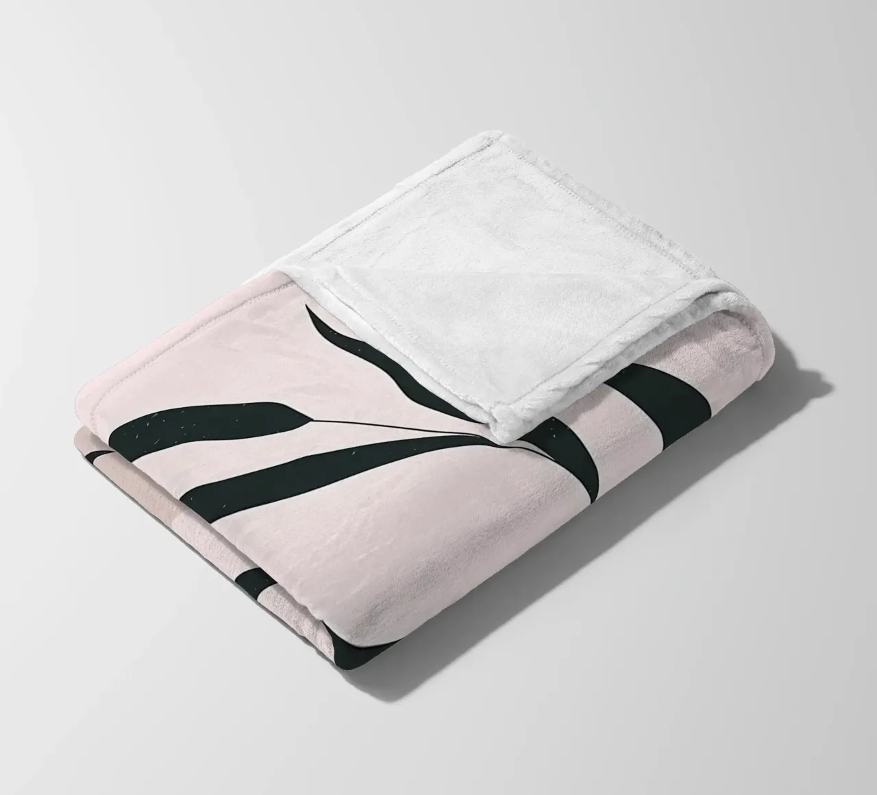 Abstract Minimal Boho Art fleece blanket by Locquinn Fuller