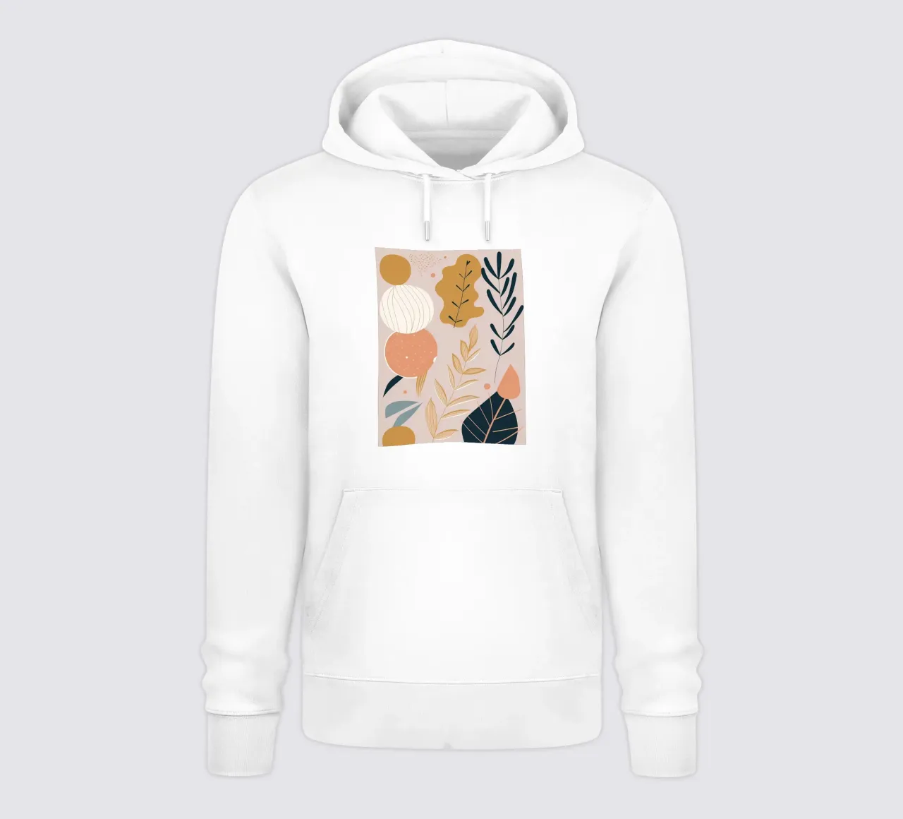 Foglie Fiore felpa con cappuccio da Locquinn Fuller