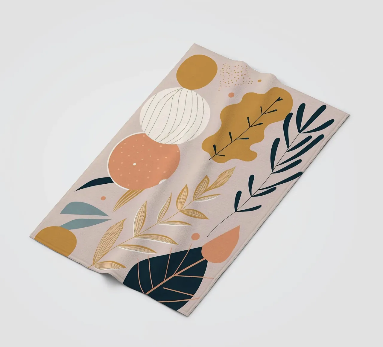 Foglie Fiore coperta in pile da Locquinn Fuller