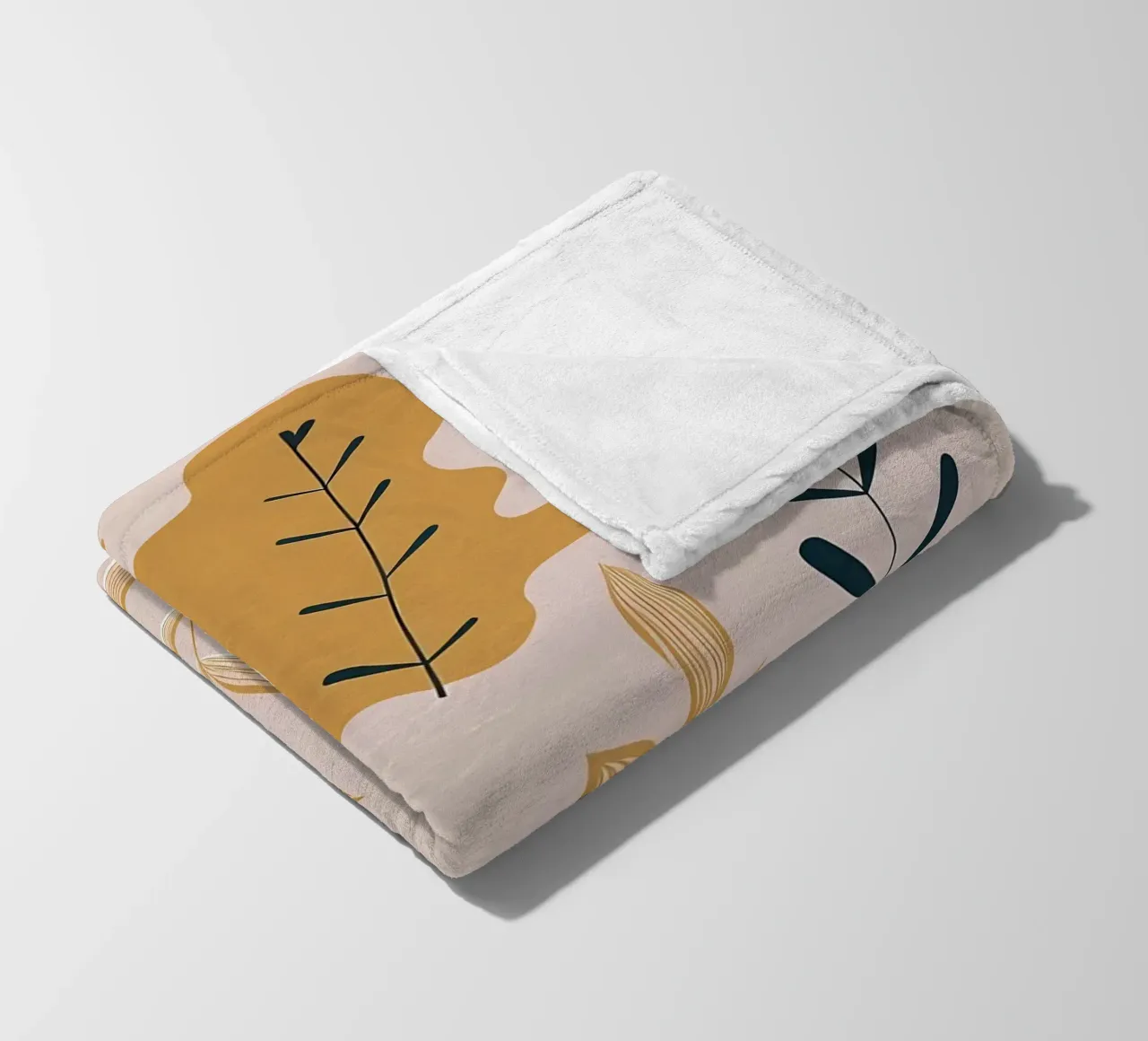 Foglie Fiore coperta in pile da Locquinn Fuller