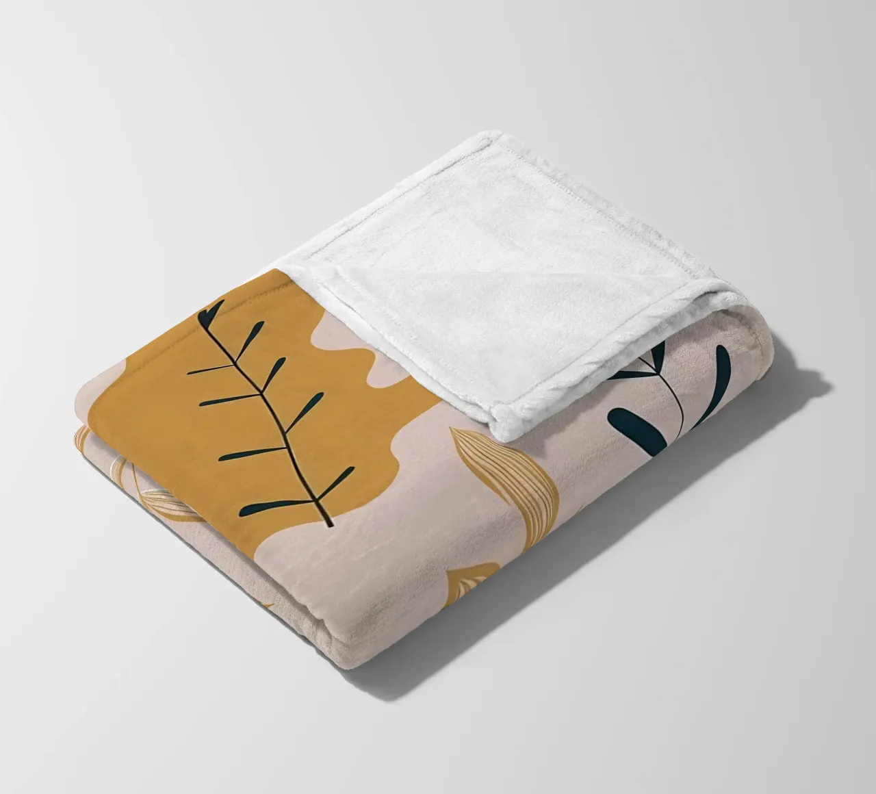 Foglie Fiore coperta in pile da Locquinn Fuller