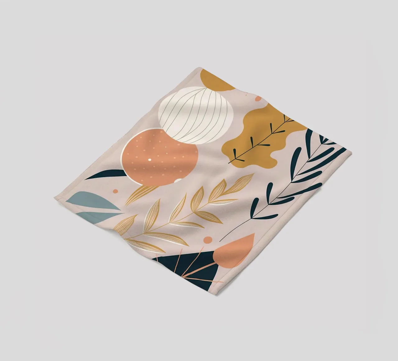 Foglie Fiore coperta in pile da Locquinn Fuller
