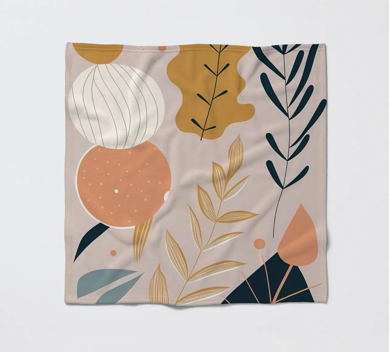 Foglie Fiore coperta in pile da Locquinn Fuller