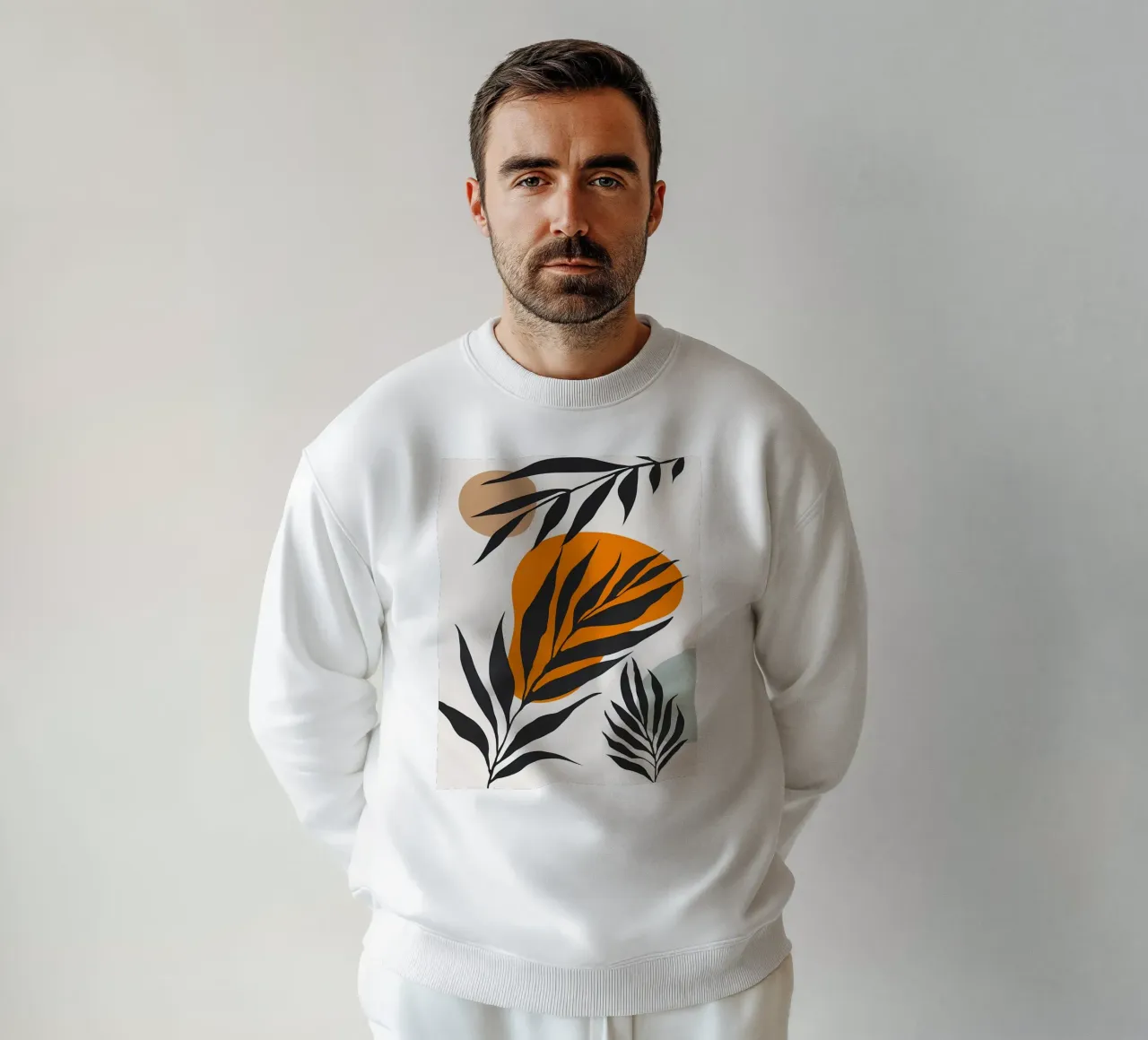 Floreale minimalista felpa da Locquinn Fuller